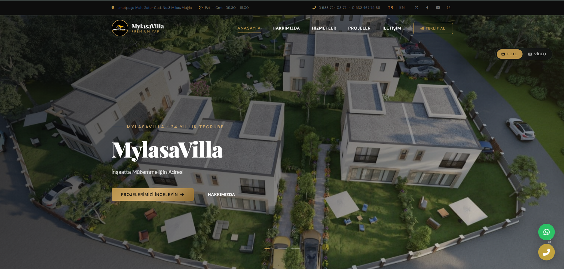 Mylasa Villa - Ultra Premium İnşaat & Mimarlık Portalı